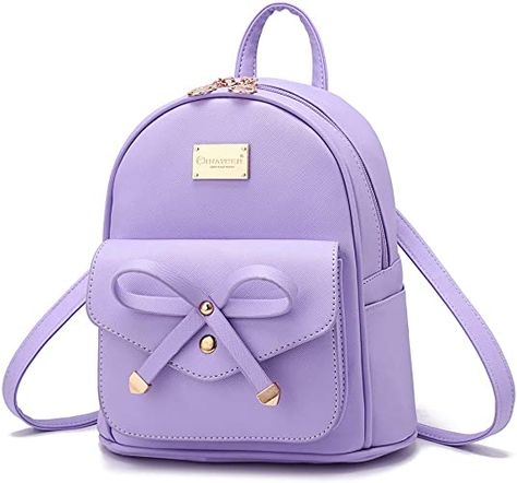 Cute Leather Backpacks, Purse For Teens, Small Leather Backpack, Chic Backpack, Mini Leather Backpack, Cute Mini Backpacks, Mini Backpack Purse, Mini Mochila, Purple Backpack