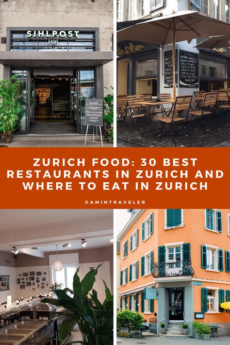 Zurich Food - 30 Best Restaurants In Zurich And Where To Eat 2 Food In Zurich, Zurich Food Guide, Where To Eat In Zurich, Best Restaurants In Zurich, Zurich Restaurants Switzerland, Zurich Restaurants, Zurich Food, Zurich Old Town, Lunch Places