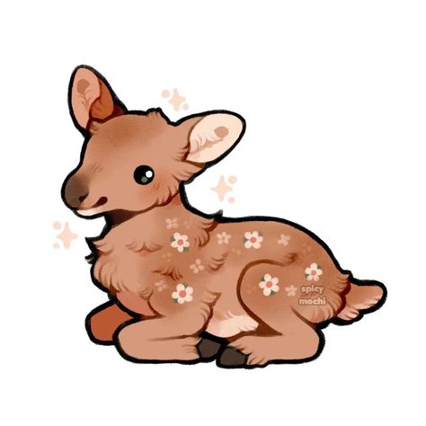 ✧ spicymochi ✧ | Flower deer . . . #deer #fawn #flowers #cottagecore #cottagecoreart #cottagecoreaesthetic #bambi #animeart #fanart #art #artwork #drawing… | Instagram Flowers Cottagecore, Cottage Core Art, Bambi Art, Deer Drawing, Deer Fawn, Animal Doodles, Deer Art, Cute Animal Drawings Kawaii, My Little Pony Drawing