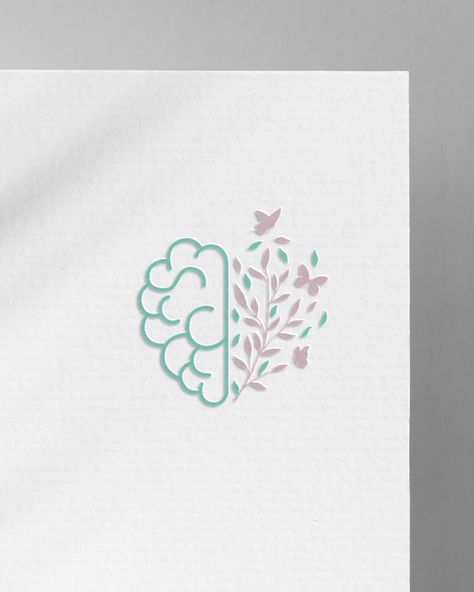 Psychology Logo Creative, Psychology Logo Design Art, Counseling Logo, Therapy Branding, Psychology Logo, Psychologist Logo, Genius Test, Psychology Wallpaper, Psychology Clinic