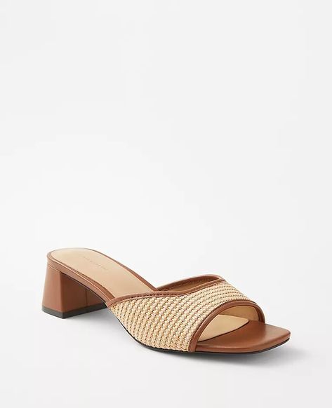 828748 Block Heel Sandals, Heel Sandal, Block Heels Sandal, Heel Sandals, Cute Shoes, Effortless Style, Ann Taylor, Block Heels, Sandals Heels