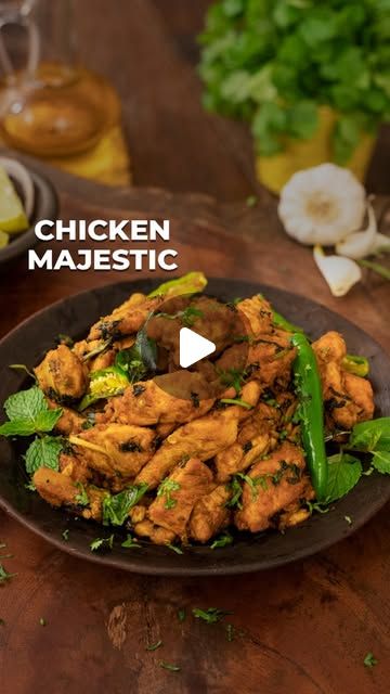 HomeCookingShow on Instagram: "Hyderabadi Chicken Majestic | Starter Recipes | Chicken Recipes 

#ChickenMajestic #HyderabadiChickenMajestic #reels #fbreels #restaurentstylechickenrecipe  #ChickenRecipe #bonelesschicken #Homecooking #chicken

To Make Marinade 
Boneless Chicken - 500 Gms
Salt - 1 Tsp (Buy: https://amzn.to/2vg124l) 
Buttermilk - 1 Cup
Juice Of 1 Lemon 
Ginger Garlic Paste - 1 Tsp
Turmeric Powder - 1/4 Tsp (Buy: https://amzn.to/2RC4fm4)
Chilli Powder - 1 Tsp (Buy: https://amzn.to/3b4yHyg)
Corn Flour - 2 Tbsp (Buy: https://amzn.to/2NVF6SC)
Egg - 1 No.

Oil For Deep Frying 

To Make Chicken Majestic
Oil - 1 Tbsp (Buy: https://amzn.to/2RGYvrw)
A Few Garlic Thinly Sliced 
Green Chilli - 5 Nos Slit 
A Few Curry Leaves 
Turmeric Powder - 1/4 Tsp (Buy: https://amzn.to/2RC4fm4)
Chill Chicken Majestic Recipe, Chicken Majestic, 4 Ramadan, Hyderabadi Chicken, Starter Recipes, Ginger Garlic Paste, Corn Flour, Lemon Ginger, Deep Frying