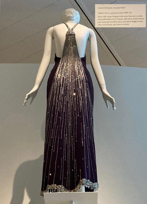 Chloe, Autumn/Winter 1983-1984 - Karl Lagerfeld: A Line of Beauty at The Met NYC 2023 The Met Nyc, A Line Of Beauty, Nyc 2023, Types Of Shapes, Chanel Dress, Chloe Dress, Costume Institute, 80s Dress, Vintage Fur