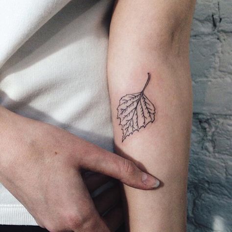 Oak Leaf Tattoos, Leaf Tattoo, L Tattoo, Tattoos With Kids Names, Birch Leaf, Wolf Tattoo Design, Wrist Tattoos For Women, Netflix Account, Tattoo Design Ideas