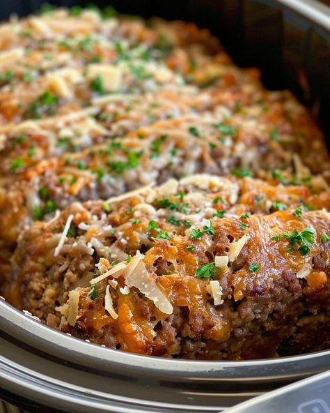 Cooking Without Power, Parmesan Meatloaf, Cooktop Cove, Crockpot Meatloaf, Slow Cooker Meatloaf, Best Meatloaf, Beef Casserole Recipes, Beef Recipes Easy, Crockpot Recipes Slow Cooker