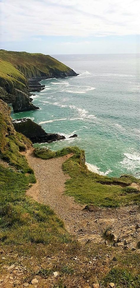 Old Head Of Kinsale, Ireland Aesthetic Vintage, Ireland Phone Wallpaper, Cork Aesthetic Ireland, Ireland Cork Aesthetic, Ireland Travel Photos, Ireland Wallpaper Aesthetic, Irish Island Aesthetic, Ireland Fall Aesthetic