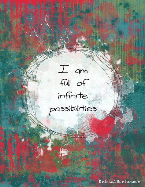 You Are Full of Possibilities {Free Printable!} Infinite Abundance, Goals Motivation, Nice Quotes, A Course In Miracles, Life Learning, Inner Critic, Infinite Possibilities, Blog Page, Powerful Words