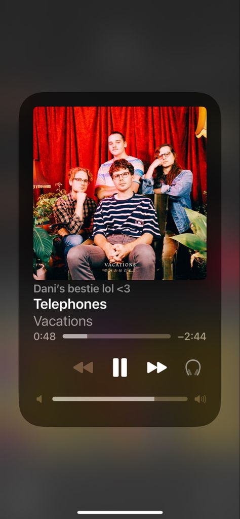 Songs On My Spotify Playlist Telephones Vacations, Vacation Song, Telephone Song, My Spotify Playlist, Telephones, Spotify Playlist, My Vibe, Songs, Iphone