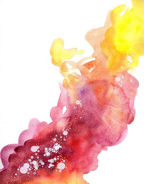 Flickr Meaningful Art, Watercolor Inspiration, The Design Files, Paint Splatter, Abstract Watercolor, Watercolor Print, Watercolour Painting, Original Watercolors, Watercolor Painting