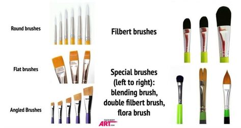 Best Face Painting Brushes for Epic Face Paint Designs Best Face Painting, Face Paint Designs, Face Painting Supplies, Face Paint Set, Cool Face Paint, Face Paint Brushes, Professional Face Paint, Epic Face, Swirly Designs