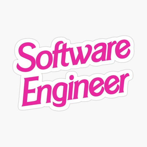 Software Engineering Aesthetic Female, Software Engineer Vision Board, Software Engineer Stickers, Software Engineering Aesthetic, Female Software Engineer, Software Engineer Aesthetic, Computer Software Engineer, Tech Engineer, Softwear Engineer