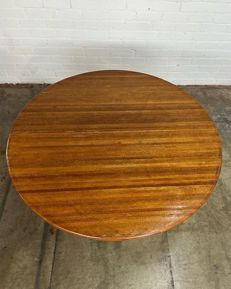 Pacific Green Leather & Palm Wood Dining table Price: 2200 Dimensions: W58 D58 H28.5 KC27.75 Mid Century Vintage Furniture, Pacific Green, Vintage Mid Century Furniture, Dining Table Price, Palm Wood, Mid Century Vintage, Wood Dining Table, May 23, Green Leather