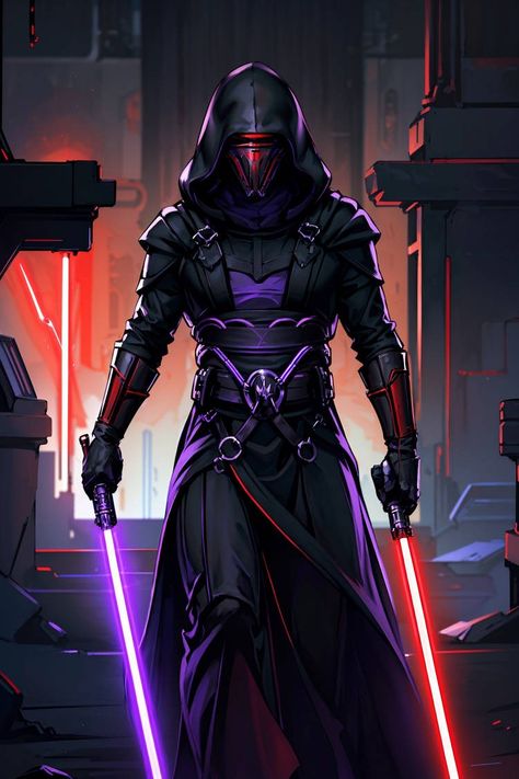 Sith Cosplay Men, Dark Jedi Art, Sith Lord Oc, Revan Star Wars Art, Star Wars Sith Art, Sith Lord Concept Art, Darth Revan Wallpaper, Darth Revan Art, Star Wars Warrior