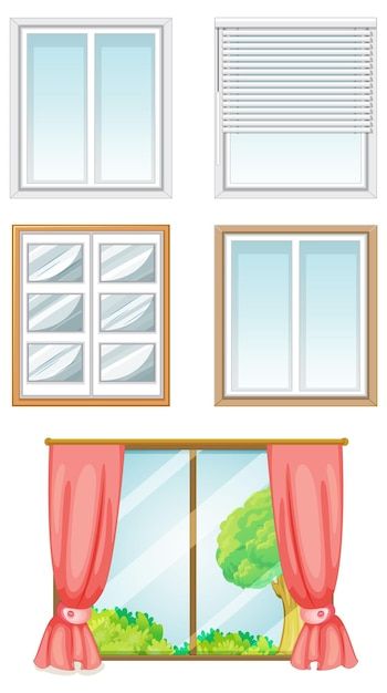 Window Clipart, Cartoon Toilet, Window Illustration, Parquet Floor, Window Drawing, Cartoon House, Empty Room, Window Room, Art Activities For Kids