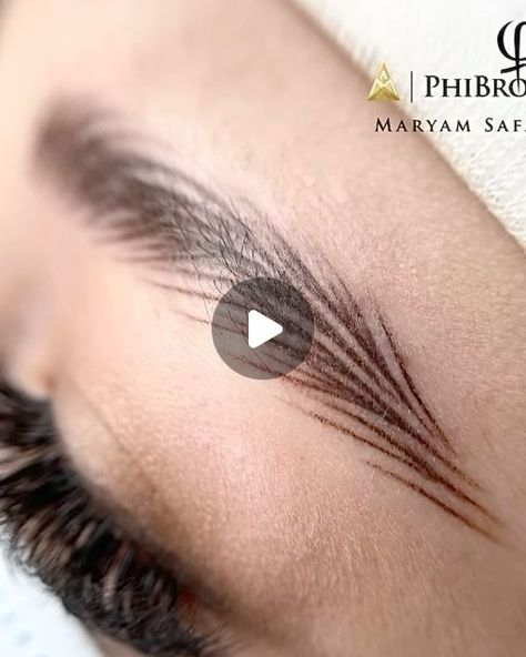 Master assistant  phiacademy on Instagram: "Smooth strokes with shad line works all with machin👌.
.
.
#phibrows #microbladebrows #pmuartist #brows #nanobrows" Phi Brows, It Works, On Instagram, Quick Saves, Instagram