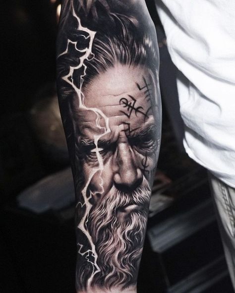 Pin de lucia em Zeus tattoo em 2022 | Tatuagem zeus, Tatuagem biceps, Tatuagem grega Natur Tattoo Arm, Warrior Tattoo Sleeve, Wizard Tattoo, Tiger Tattoo Sleeve, Valkyrie Tattoo, Viking Tattoo Sleeve, Scandinavian Tattoo, Zeus Tattoo, Wrist Tattoo Designs