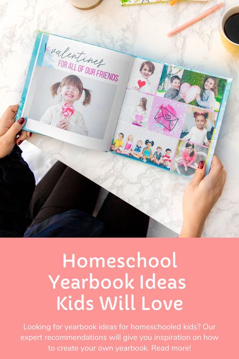 Preschool Yearbook Ideas, Kindergarten Yearbook, Diy Yearbook, Homeschool Yearbook, Preschool Yearbook, Preschool Memory Book, Kindergarten Photos, Mindful Art, Create A Calendar