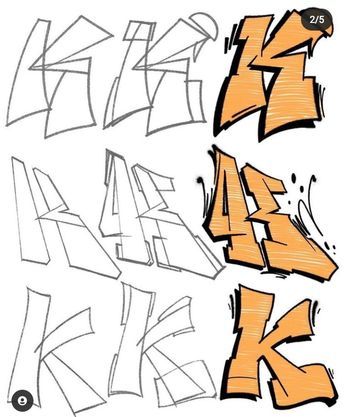 Graffiti Tutorial, Y2k Graffiti, Graffiti Lettering Alphabet, Graffiti Ideas, Graffiti Text, Graffiti Tags, Graffiti Words, Graffiti Lettering Fonts, Graffiti Doodles