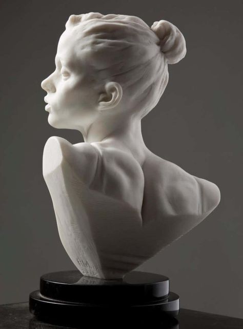 For Sale on 1stdibs - Katherine Bust, Marble Dust, Resin, Marble by Richard MacDonald. Offered by Dawson Cole Fine Art. Richard Macdonald, Marble Resin, Life Drawing Reference, Marble Bust, Anatomy Sculpture, Animal Skeletons, Concrete Sculpture, Bust Sculpture, Sculpture Ideas