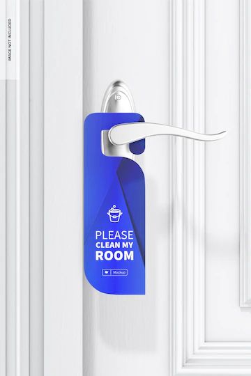 Don't Disturb Sign, Hotel Door, Cleaning My Room, Door Tags, Sign Mockup, Hanger Design, Free Business Card Mockup, Wooden Door Hangers, Marketing Collateral