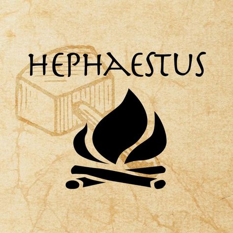 Hephaestus Symbol, Tatuagem Percy Jackson, Books Like Percy Jackson, Percy Jackson Heroes Of Olympus, Greek God Tattoo, Percy Jackson Wallpaper, Roman Names, Greek Mythology Gods, Greek Mythology Tattoos