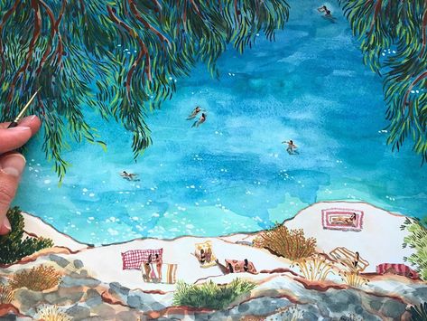 3,451 mentions J’aime, 33 commentaires - Angela Mckay (@ohkiistudio) sur Instagram : "A view from Cassis from a while ago 🌿" Ohkii Studio, Angela Mckay, Orchid House, Magic Hour, Night Garden, Victoria Park, Swimmers, Summer Art, Travel Art