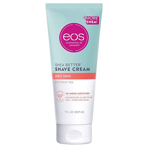 Eos Shaving Cream, Shaving Cream For Women, Skin Shaving, Best Shaving Cream, Best Shave, Shave Cream, Woman Shaving, Coconut Oil For Skin, Cream For Dry Skin