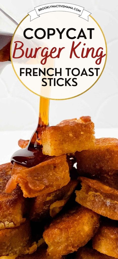 French Toast On A Stick, Freezable French Toast Sticks, French Toast Sticks Recipe Freezer, Breakfast Combo Bars, Sonic French Toast Sticks Recipe, Homemade French Toast Sticks Air Fryer, Cracker Barrel French Toast Recipe, Restaurant French Toast, How To Make French Toast Sticks