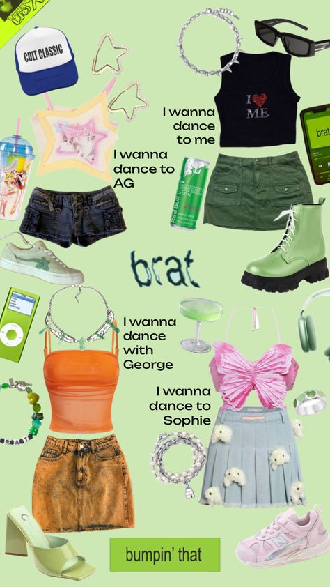 club classics 💚 #charlixcx Charli Xcx, Birthday Bash, Concert Outfit, Dress To Impress, Outfit Inspirations, Concert