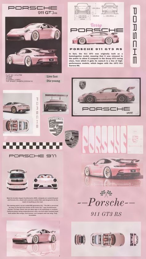 Porsche Gt3, Gt3 Rs, Classy Cars, Pink Car, Fancy Cars, Pretty Cars, Future Car, My Dream Car