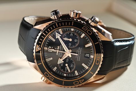 Omega Seamaster Planet Ocean Ceragold Omega Planet Ocean, Omega Seamaster Planet Ocean, Planet Ocean, Fine Watches, Omega Seamaster, Dive Watches, Luxury Watches For Men, Beautiful Watches, Audemars Piguet