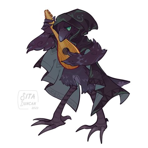 Home / X Kenku Bard, Crows Drawing, Dnd Races, Animal Groups, Commissioned Artwork, Dnd Art, Freelance Illustrator, Dnd Characters, Art Reference Poses