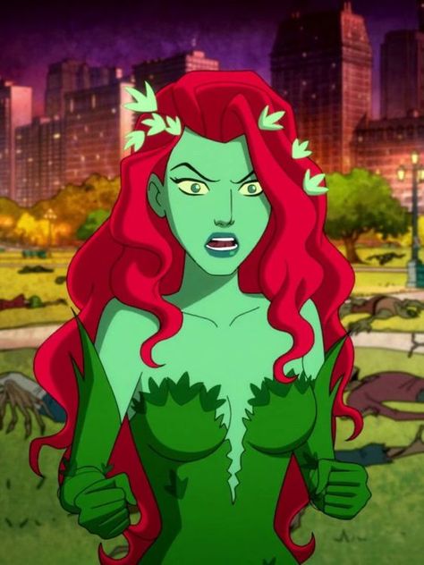 Poison Ivy Cartoon, Poison Ivy Character, Red Hair Costume, Poison Ivy Makeup, Poison Ivy Halloween Costume, Poison Ivy Comic, Red Hair Halloween Costumes, Poison Ivy Dc Comics, Ivy Costume