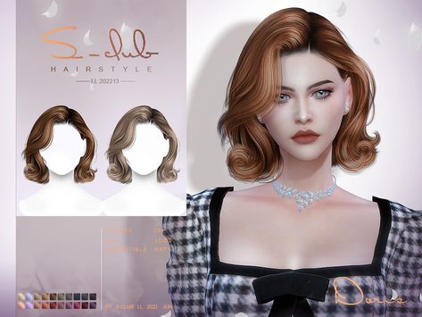 Sims 4 Hair Male, 50s Hairstyles, Hair Male, Club Hairstyles, Sims Four, Female Shorts, Sims Hair, Sims 4 Mods Clothes, Short Wavy Hair