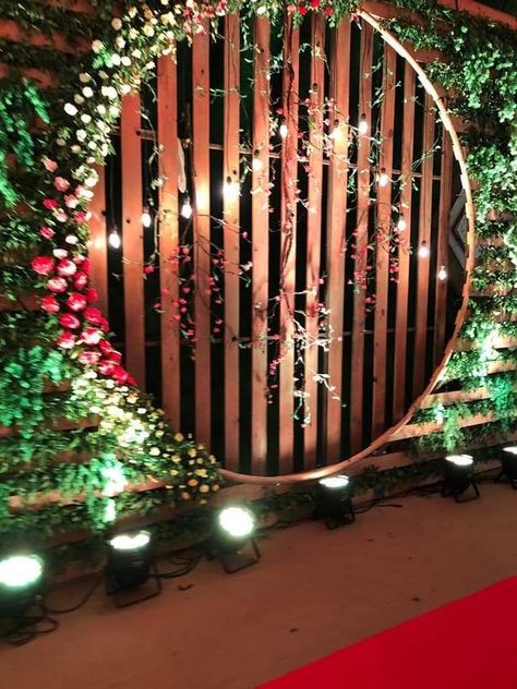 Photo From #ShubhShaadi - By White Lily Events Selfie Point, Engagement Stage, Bangle Ceremony, Indian Wedding Garland, Reception Stage Decor, Simple Stage Decorations, Destination Wedding Decor, Vertical Garden Design, Wedding Reception Backdrop