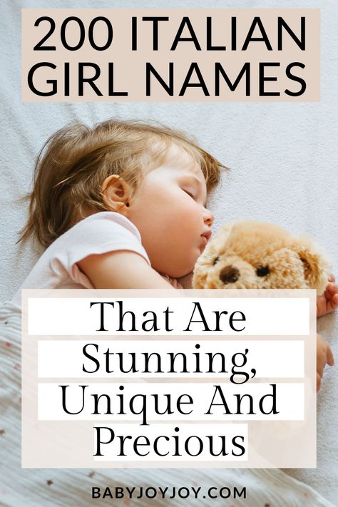 Unique Italian Names, Italian Female Names, Italian Names Girl, Portuguese Baby Names, Italian Baby Girl Names, Italian Last Names, L Girl Names, Spanish Girls Names, Italian Girl Names