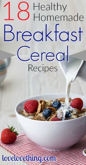 Healthy Homemade Breakfast, Cereal Recipes Homemade, Breakfast Cereal Recipes, Cereal Breakfast, Healthy Cereal Breakfast, Homemade Cereal, Fruit Cereal, Diy Breakfast, Healthy Cereal