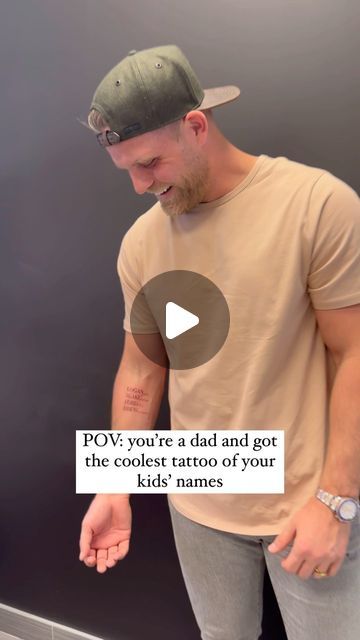 Troy Hunt on Instagram: "Still pumped about this tattoo I got done a year ago with @sheismeaganlee 🔥 it came out so clean. It’s been fun to see how many people used this design as inspiration for their own and it’s been awesome to see 👏" Fatherhood Tattoos For Men, Mens Hunting Tattoos, Dad Tattoos For Kids, Kid Tattoos For Dad, Tattoos For Dads With Kids, Child Tattoo Ideas For Dad, Newborn Tattoo Ideas Father, Kids Tattoo For Dad, Children Tattoos For Men