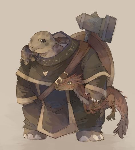 Tortle Cleric, Cleric Dnd, Dnd Cleric, Pathfinder Character, Dnd Races, One D, Oc Art, Dungeons And Dragons Characters, Dungeons And Dragons Homebrew