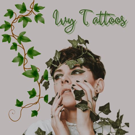 Black Ivy Tattoo, Poison Ivy Tattoo Vines, Ivy Tattoo Vines For Women, Ivy Leaf Tattoo, Ivy Tattoo Design, Ivy Vine Tattoo, Ivy Tattoos, Poison Ivy Vine, Poison Ivy Tattoo