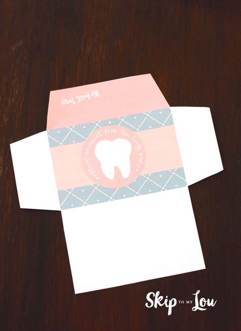 printable envelope Tooth Fairy Envelope Printable Free, Letters From The Tooth Fairy, Tooth Fairy Envelope, Tooth Fairy Letter Template, Tooth Fairy Note, Free Printable Envelopes, Fairy Diy, Envelope Printable, Tooth Fairy Receipt