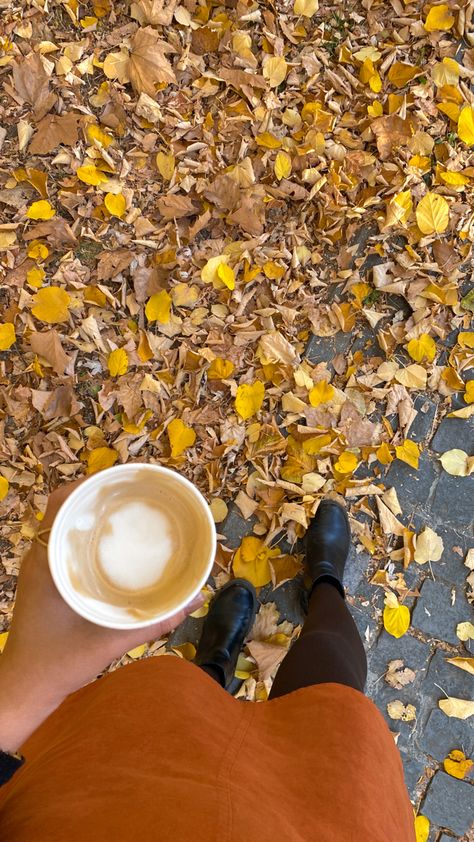 #autumn #fallleaves #leaves #coffee #aesthetic #fall Coffee Aesthetic Fall, Coffee Autumn, Coffee Fall, Bob Hair Color, Leaves Fall, Coffee Aesthetic, Aesthetic Fall, Cold Coffee, Bob Hair