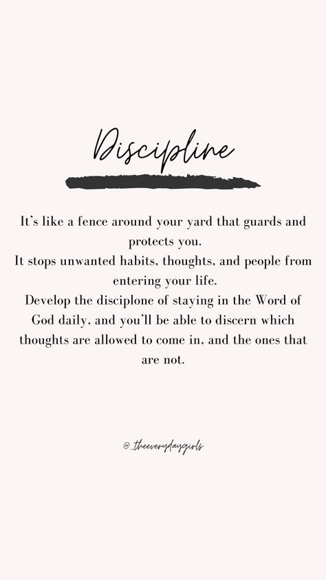 Biblical Self Discipline, Spiritual Discipline Quotes, Scriptures On Discipline, Verses About Discipline, Self Discipline Bible Verse, Bible Verse About Discipline, Bible Verses For Discipline, Prayer For Discipline And Consistency, Discipline Scripture