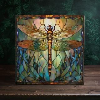 View Flowers Trees & Insects by PeepingTomsCottage on Etsy Mosaic Dragonflies, Anna Bucciarelli, Dragonfly Facts, Encaustic Tutorial, Ceramic Tile Crafts, Floral Bathroom, Dragonfly Dreams, Tile Crafts, Dragon Decor