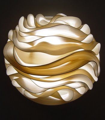 Margaret O'Rorke(b. 1938): Incorporating Light and Water Into Clay ... Translucent Porcelain, Ceramic Style, Dimensional Art, Diy Lampe, Contemporary Pottery, Ceramics Art, Sculpture Ideas, Ceramic Light, Light Sculpture