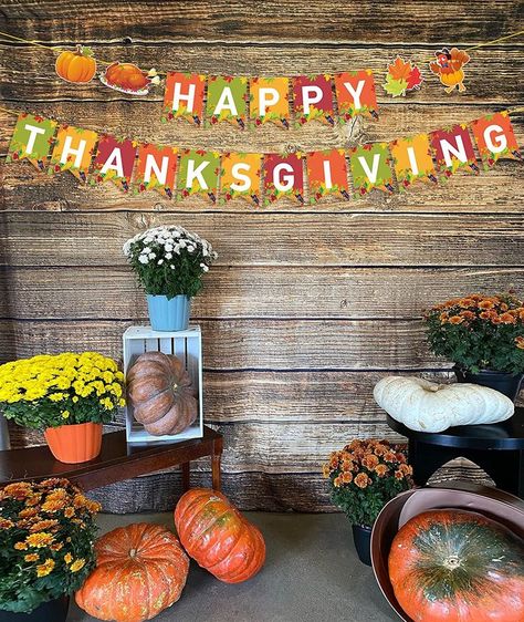 Happy Thanksgiving Banner Thanksgiving Banner Garland with Maple Leaves Turkey Pumpkin Signs for Fall Thanksgiving Day Party Decorations Friendsgiving Party Supplies Thanksgiving Photo Backdrop, Thanksgiving Ootd, Happy Thanksgiving Sign, Leaf Turkey, Halloween Activities Preschool, Thanksgiving Photos, Thanksgiving Banner, Friendsgiving Party, Thanksgiving Signs