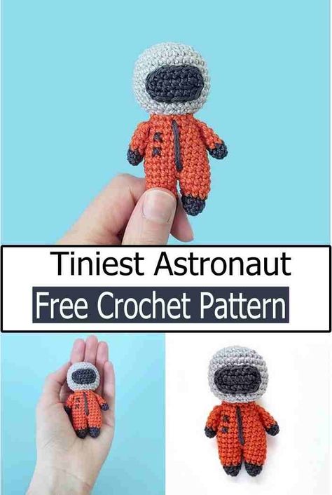 Astronaut Patterns Amigurumi Amigurumi Space Free Pattern, Crochet Astronaut Pattern Free, Crochet Astronaut, Astronaut Crochet, Baby Dress Diy, Crochet Diaper Cover, Crochet Men, Crochet Toys Free, Dk Weight Yarn