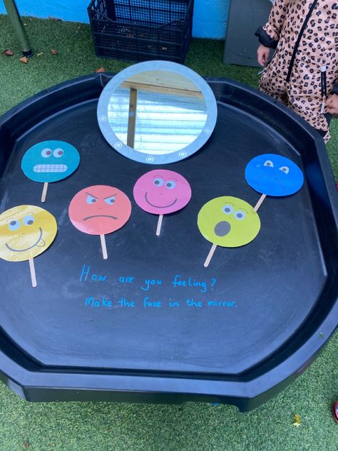 Tuff Tray Eyfs, Tuff Tray Ideas, Eyfs Classroom, Tuff Tray, Tray Ideas, How Are You Feeling, Tray, Nursery, Feelings