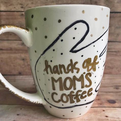 Handprint Butterfly, Mothers Day Poems, Handprint Christmas, Painted Coffee Mugs, Mother Poems, Mother's Day Activities, Preschool Gifts, Mothers Day Crafts For Kids, Coffee Crafts