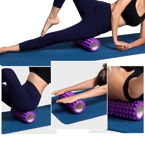 Pilates Foam Roller, Yoga Foam Roller, Massage Dos, Foam Roller Exercises, Muscle Roller, Foam Rollers, Fitness Pilates, Pilates Training, Sports Massage